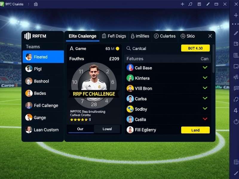 RR FC Elite Challenge social features